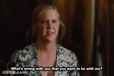 A Woman Is Talking To Another Woman And Asking Her What 'S Wrong With You That You Want To Be With Me ? GIF