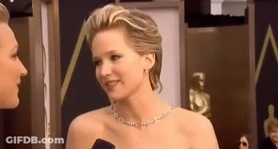 Woman Talking To Another On Red Carpet GIF
