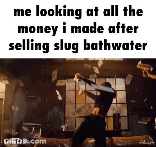Woman Throwing Money In Air GIF