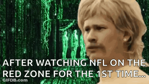 A Woman Is Watching Nfl On The Red Zone For The First Time .. GIF