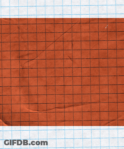 A Woman 'S Hand Is Pointing At A Piece Of Torn Paper GIF