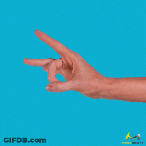 A Woman 'S Hand Is Shown With A Blue Background And The Word Graceability Is On The Bottom GIF