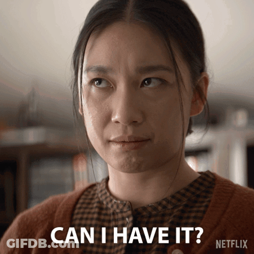 Woman Asking Can I Have It On Netflix GIF