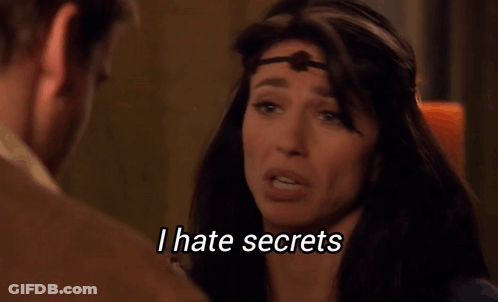 A Woman Says " Especially The Ones I Don 'T Know " While Looking At A Man GIF