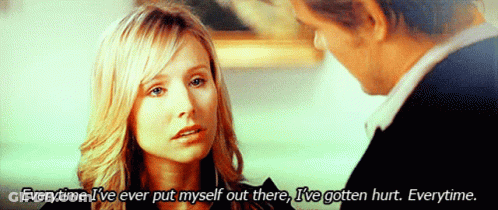 A Woman Says " Everytime I 'Ve Ever Put Myself Out There " GIF