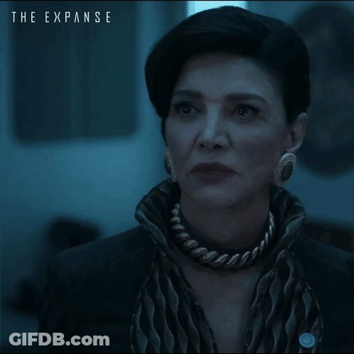 A Woman Says " Go Do Something Else " In Green GIF