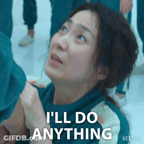 A Woman Says I 'Ll Do Anything In Front Of A Group Of People GIF