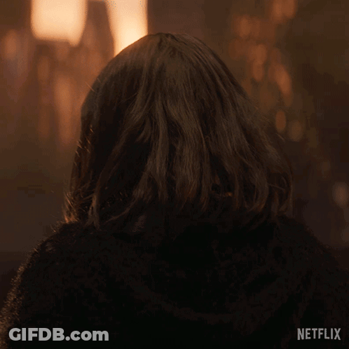 A Woman Says I 'Ll Do It With A Netflix Logo In The Background GIF