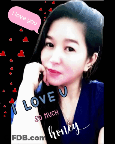 A Woman Says I Love You So Much Honey GIF