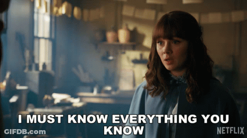 A Woman Says I Must Know Everything You Know On Netflix GIF