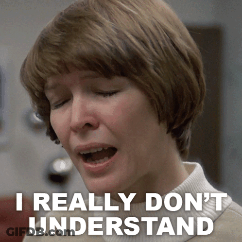 A Woman Says I Really Don 'T Understand With Her Mouth Open GIF
