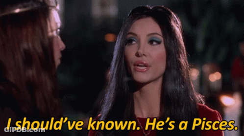 A Woman Says I Should Ve Known He 'S A Pisces While Talking To Another Woman GIF