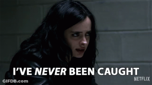 A Woman Says I 'Ve Never Been Caught In A Netflix Advertisement GIF