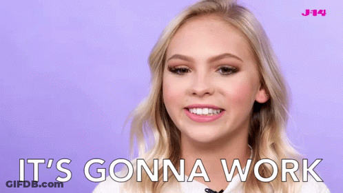 A Woman Says It 'S Gonna Work While Smiling GIF