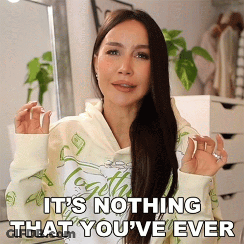 A Woman Says It 'S Nothing That You 'Ve Ever While Wearing A Hoodie GIF