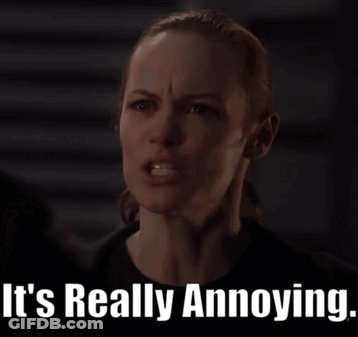 A Woman Says It 'S Really Annoying While Making A Face GIF