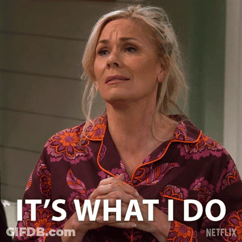 A Woman Says It 'S What I Do In A Netflix Advertisement GIF