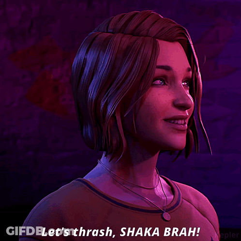 A Woman Says Let 'S Thrash Shaka Brah In A Video Game GIF
