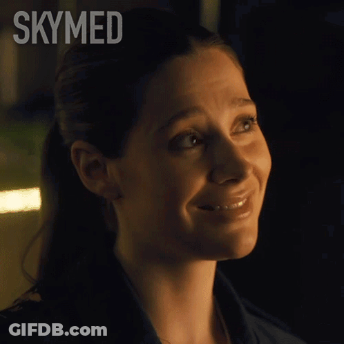 A Woman Says Life Is Too Short In A Skymed Advertisement GIF