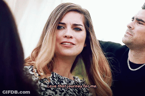 Woman Saying Love That Journey For Me GIF