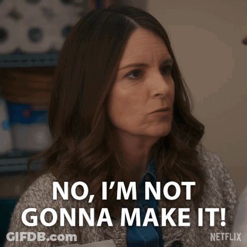 A Woman Says No I 'M Not Gonna Make It On Netflix GIF