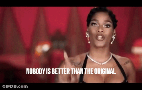 A Woman Says Nobody Is Better Than The Original In A Video GIF