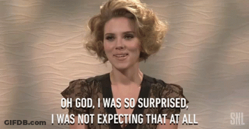 A Woman Says Oh God I Was Surprised I Was Not Expecting That At All GIF