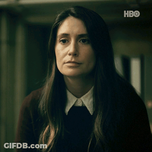 A Woman Says Oh My God On A Hbo Poster GIF