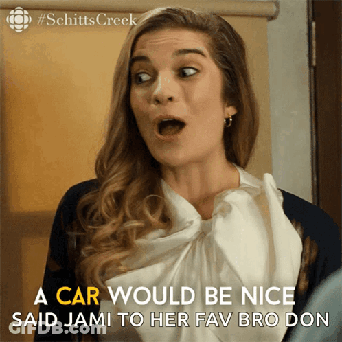 A Woman Says That A Car Would Be Nice To Her Fav Bro Don GIF