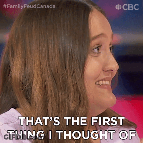 A Woman Says That 'S The First Thing She Thought Of GIF