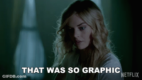 A Woman Says That Was So Graphic Netflix GIF