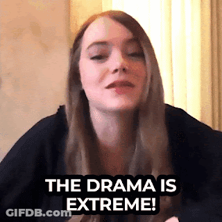 A Woman Says The Drama Is Extreme In A Video GIF