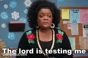 A Woman Says The Lord Is Testing Me GIF