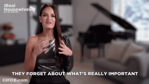 A Woman Says They Forget About What 'S Really Important While Sitting In Front Of A Piano GIF