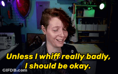 A Woman Says Unless I Whiff Really Badly , I Should Be Okay GIF