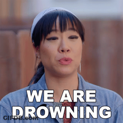 A Woman Says We Are Drowning In A Graphic GIF