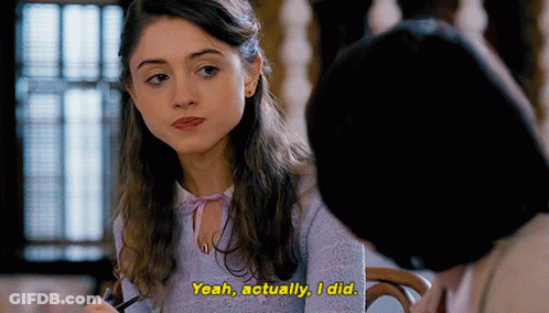 A Woman Says Yeah Actually I Did While Another Woman Looks On GIF