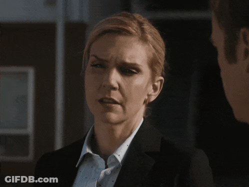 A Woman Says Yesterday Was Bad While Looking At Another Man GIF
