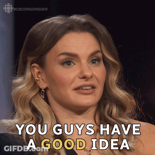 A Woman Says " You Guys Have A Good Idea " While Wearing Earrings GIF