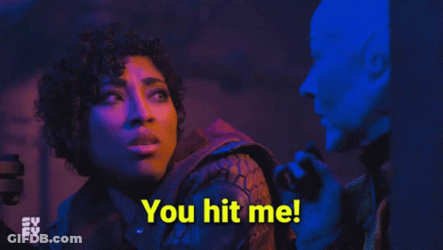 A Woman Says You Hit A Queen In Front Of A Man GIF