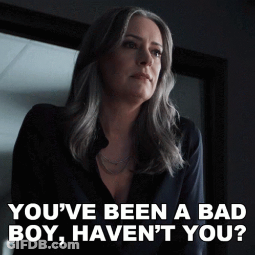 Woman Saying You've Been A Bad Boy Haven't You GIF