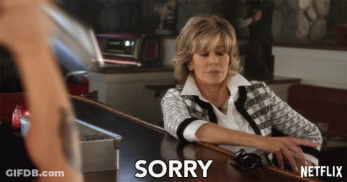 A Woman Sits At A Bar With A Netflix Logo On The Bottom Right GIF