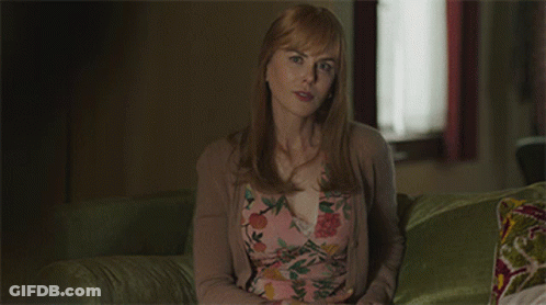 A Woman Sits On A Couch With The Words All Marriages Are Complicated GIF