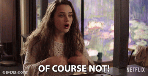 A Woman Sitting At A Table With A Netflix Logo In The Background GIF