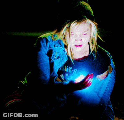 A Woman Wearing A Black Shirt That Says ' Sick - Ii ' On It GIF