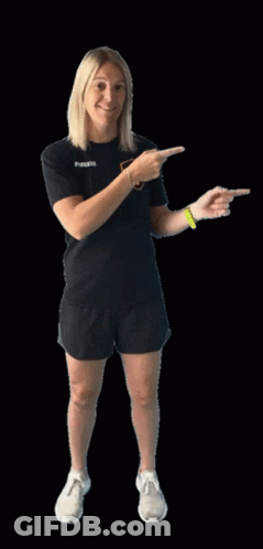 A Woman Wearing A Black T-Shirt That Says ' Freedom ' On It GIF