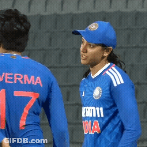 A Woman Wearing A Blue Jersey With The Number 17 On The Back GIF