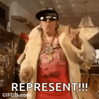 Woman Dancing With Fur Coat And Dollar Necklace GIF