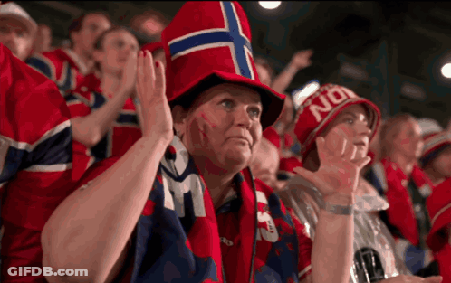 A Woman Wearing A Hat That Says No On It GIF