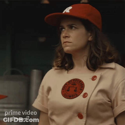 Woman Wearing Red Hat And Illinois Shirt GIF
